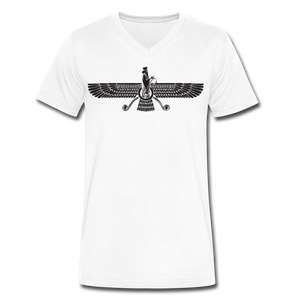 Farvahar V-Neck T-Shirt - white