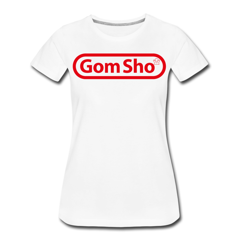 Gom Sho Womens T-Shirt - white