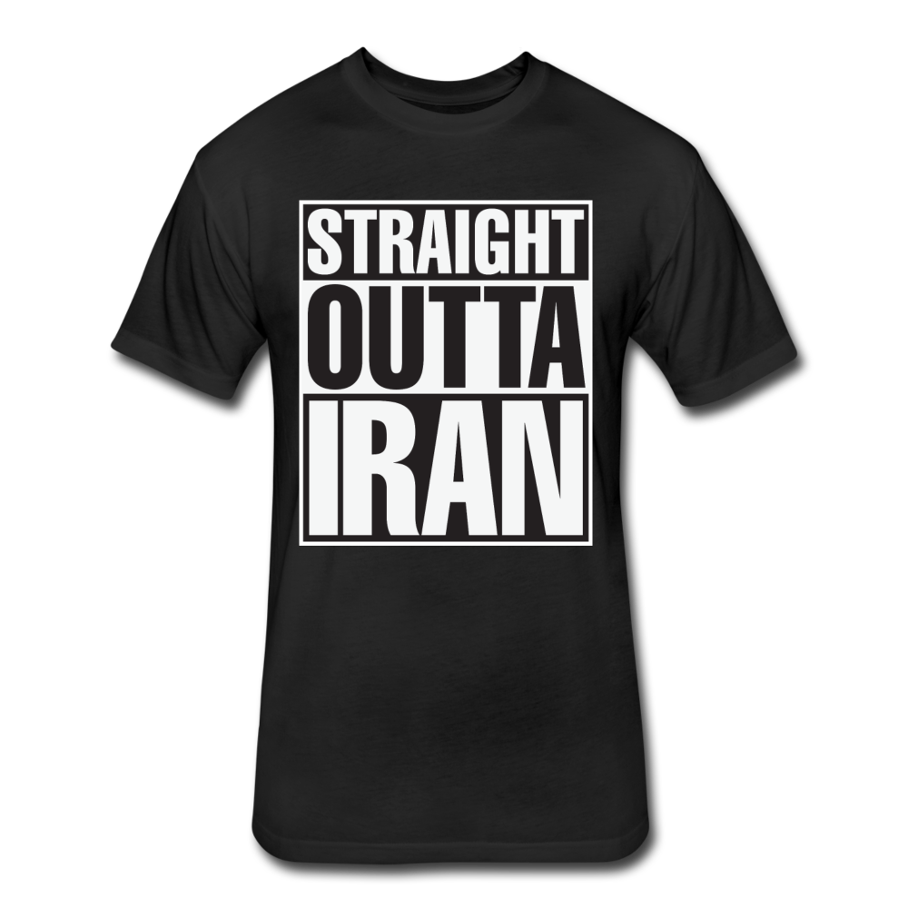 Straight Outta Iran T-shirt - black