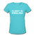 Fluent In Finglish V-Neck T-Shirt - aqua