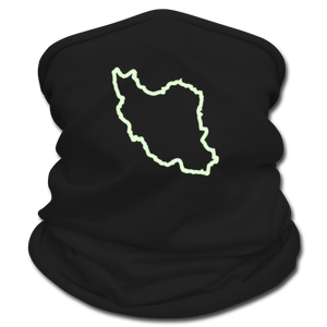 Iran glow in the dark scarf - black