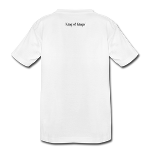 Cyrus The Great 'king of kings' Kids T-shirt - white