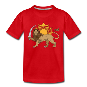 Shir O Khorshid Kids T-Shirt - red