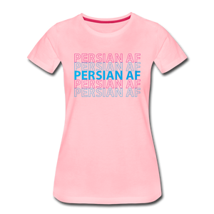 Persian AF Womens T-Shirt - pink